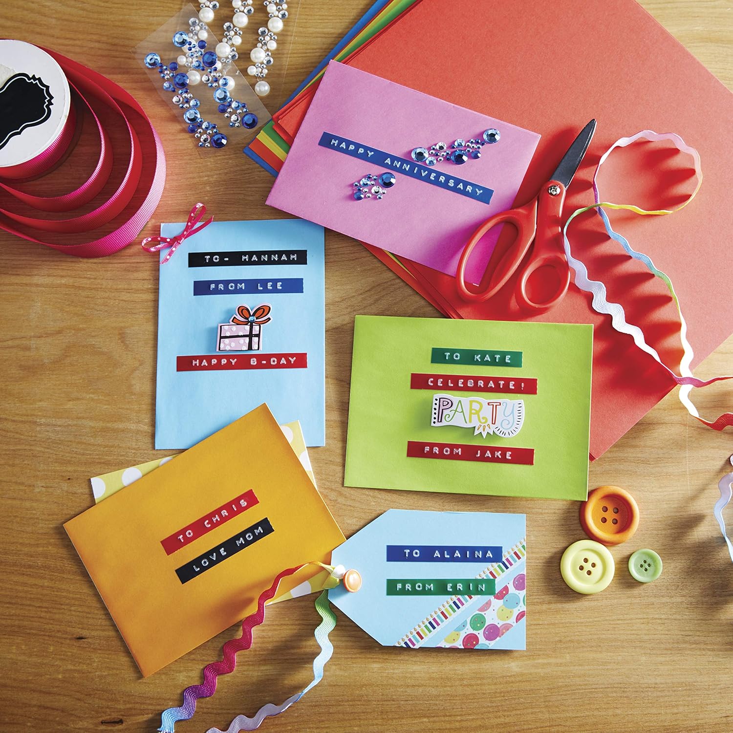 DYMO Embossing Label Maker with 3 DYMO Label Tapes Organizer Xpress Pro Starter Kit Ergonomic Design For Home DIY & Crafting - Image 3